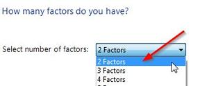 Select 2 Factors