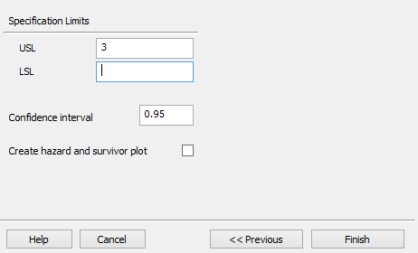Distribution Fit Options